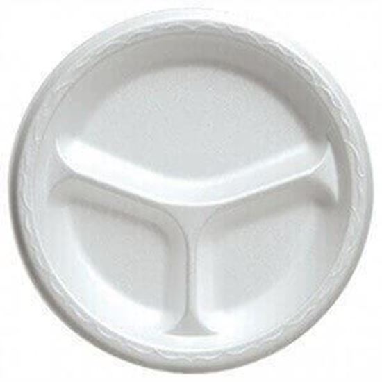 Foam Plate w/Compartment 10.25. HomeSmart.