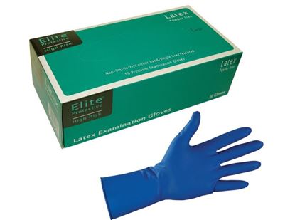 Picture of High-Risk 12" Latex Gloves - 13 mil