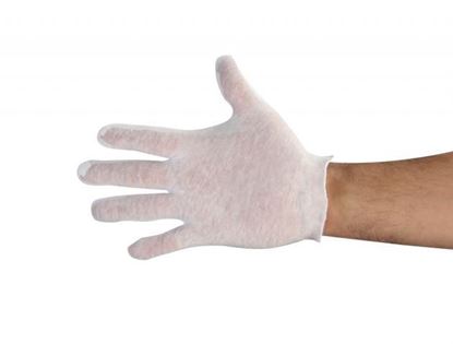 Picture of Cotton Lisle, Light Weight Unhemmed Glove Chinese Fabric
