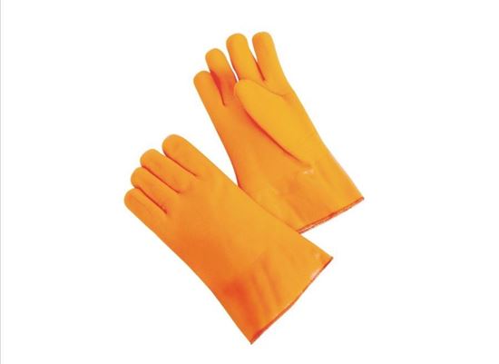 Picture of 12" Fluorescent Orange Foam Lined Glove - Gauntlet
