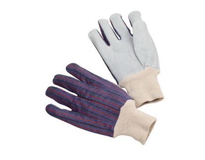Picture of Clute Pattern Leather Palm Glove - Cotton Lining