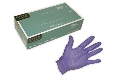 Picture of Elite Indigo Blue Nitrile Exam Grade Glove