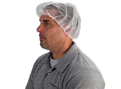 Picture of 19 Inch White Nylon Hair Net