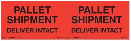 Picture of Pallet Shipment Deliver Intact - Printed Labels