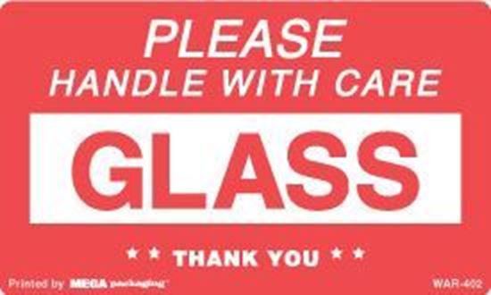 Picture of Please Handle With Care Glass Thank You