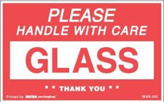 Picture of Please Handle With Care Glass Thank You