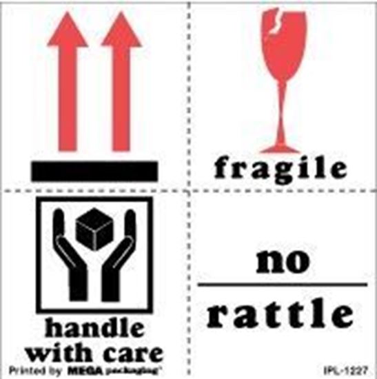 Picture of Fragile Handle With Care No Rattle Two Arrows Up