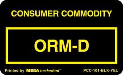 Picture of Consumer Commodity ORMD - Black and Yellow 2-1/4 x 1-3/8