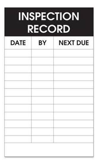 Picture of Inspection Record