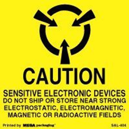 Picture of Caution Sensitive Electronic Devices 4 x 4