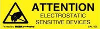 Picture of Caution Electrostatic Sensitive Devices 3/8 x 1-1/4