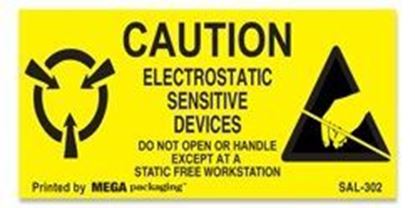 Picture of Caution Electrostatic Sensitive Devices 1-1/2 x 3