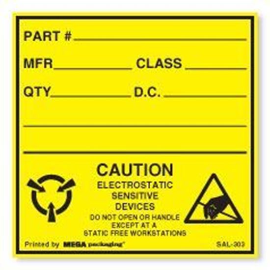 Picture of Caution Electrostatic Sensitive Devices 3 x 3