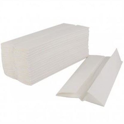 Picture of White C-Fold Towel