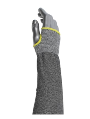 Picture of 18" Gray Cut Resistant Sleeve with Thumbhole